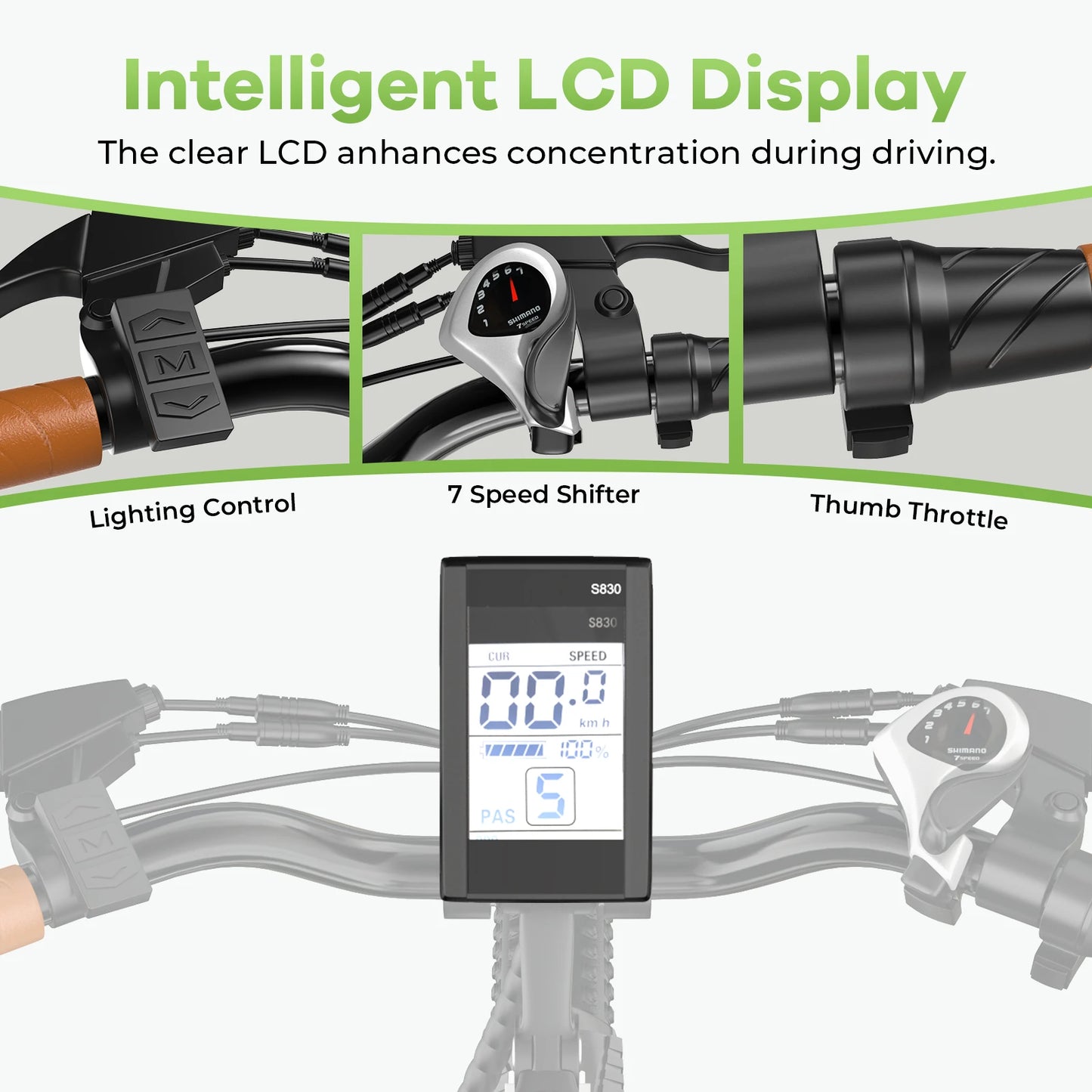 CYBERVELO EK2 Electric City Commuter With 1000W Motor