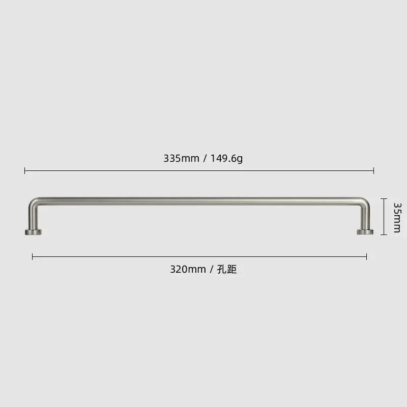 Goo-Ki Modern Zinc-Alloy Satin-Finish Cabinet Pulls Drawer Knobs FurnitureHardware