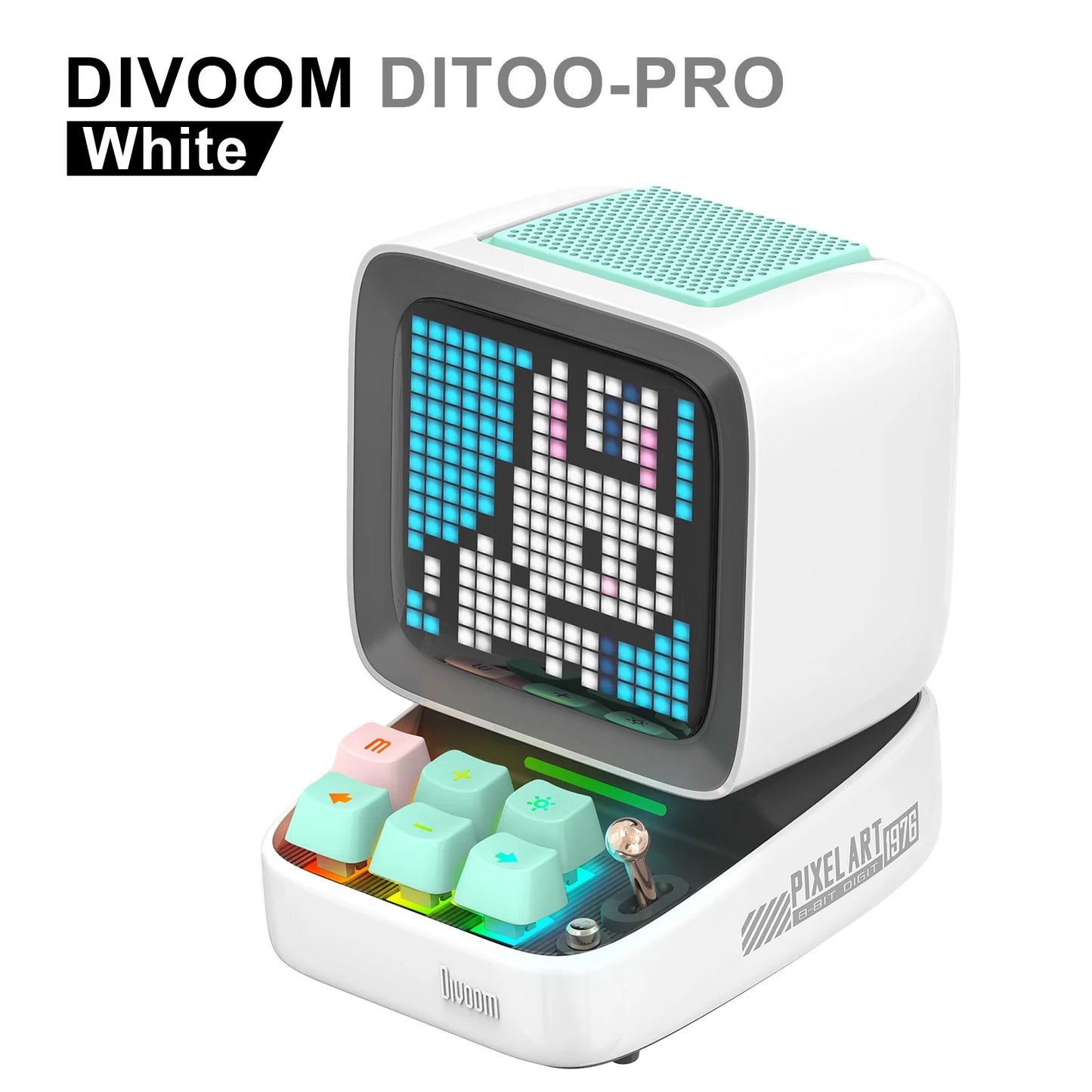 Divoom Ditoo Pro Bluetooth Desktop Speaker Pixel Art Alarm Clock