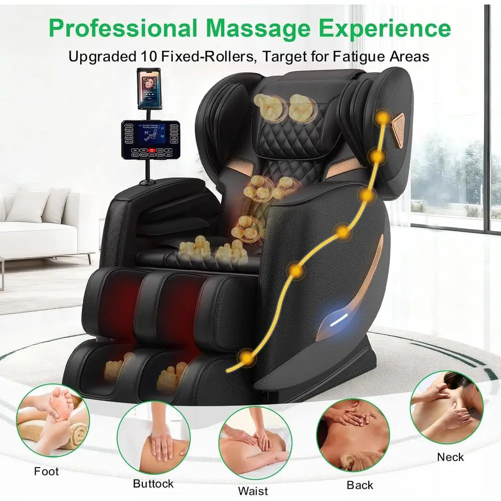 ZHUXIANG Luxury Full Body Zero Gravity Shiatsu Massage Chair