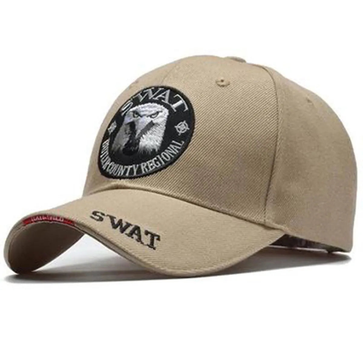 CN Zhejiang SWAT Eagle Embroidered Baseball Cap Unisex Adjustable Sunscreen