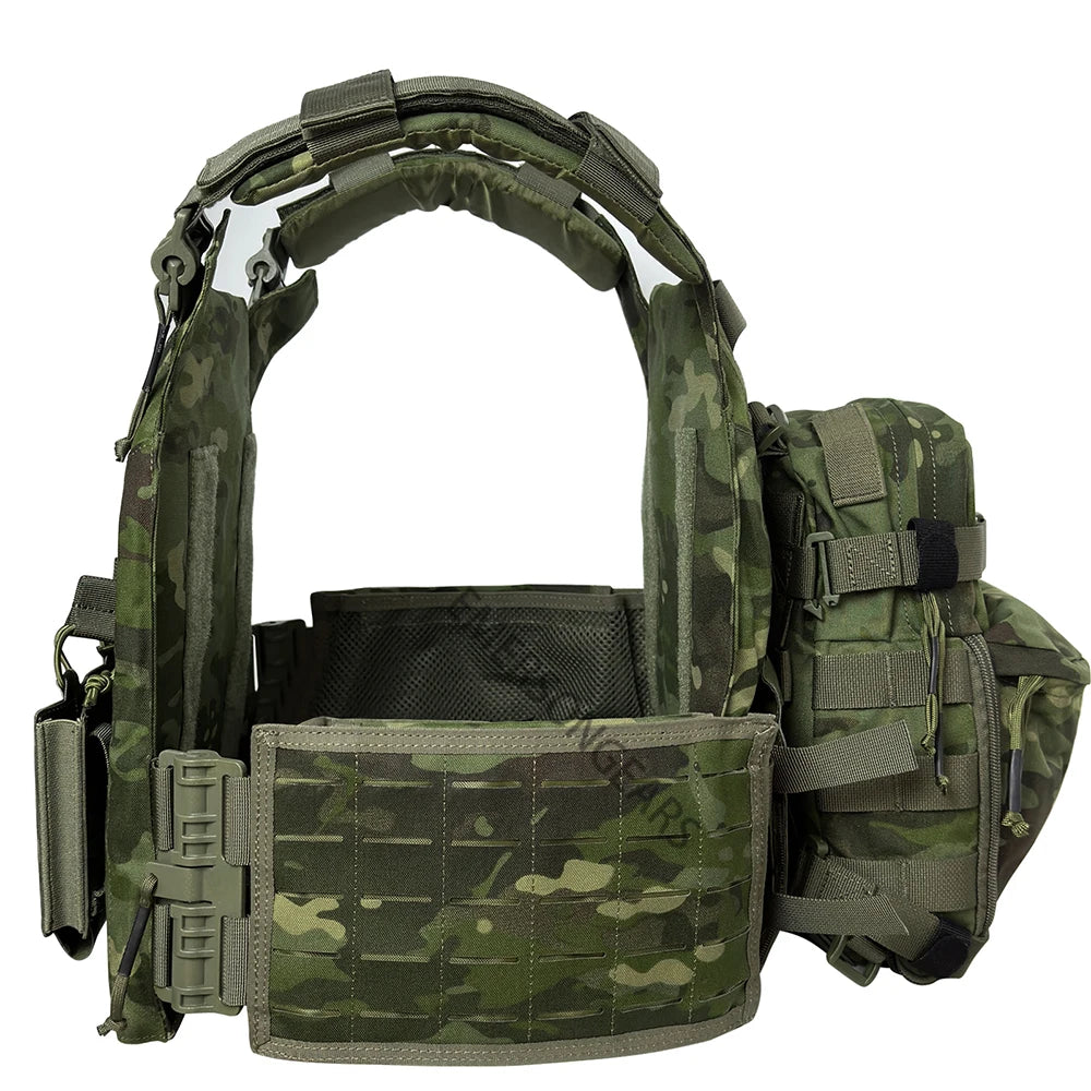 EMERSONGEARSCN Tactical 1000D Nylon Quick Release Vest with Hydration Backpack