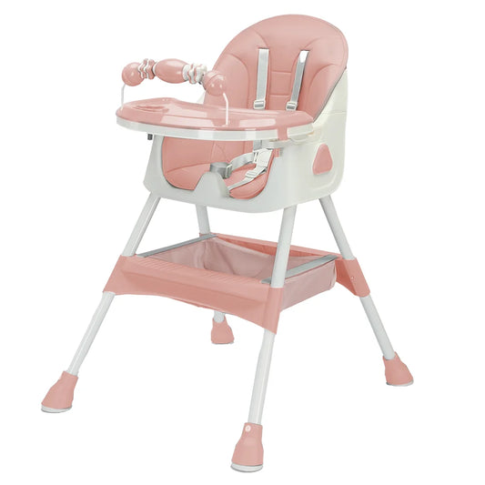 PIORLADO Foldable Baby High Chair E500 Tray Toy Rack