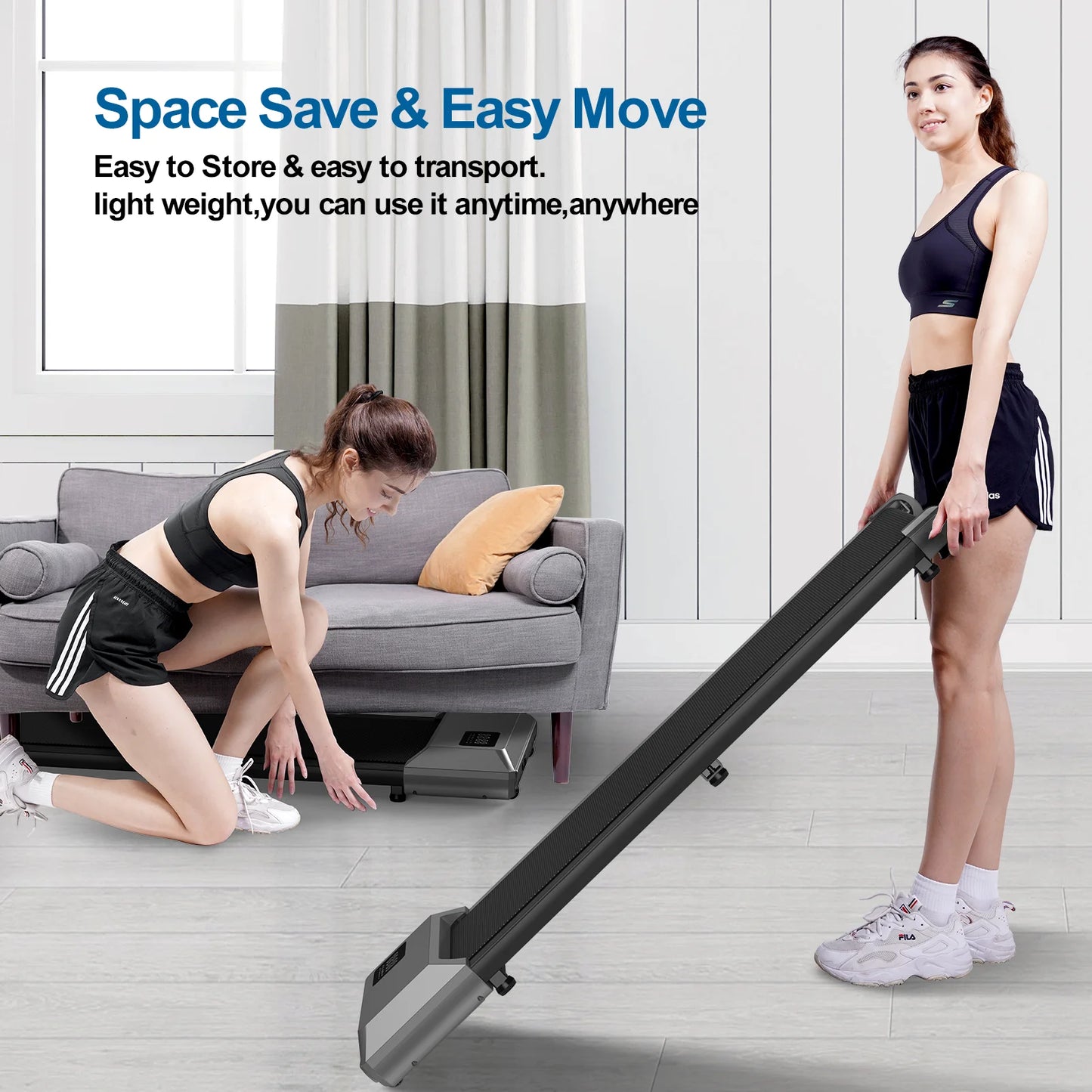 NONED UltraLightweight Ultracompact Quiet Walking Pad Mini Treadmill Under DeskPro