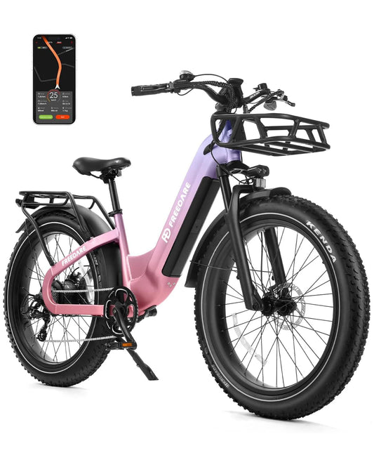 Freedare Fat Tire Electric Bike 1000W All Terrain EBike