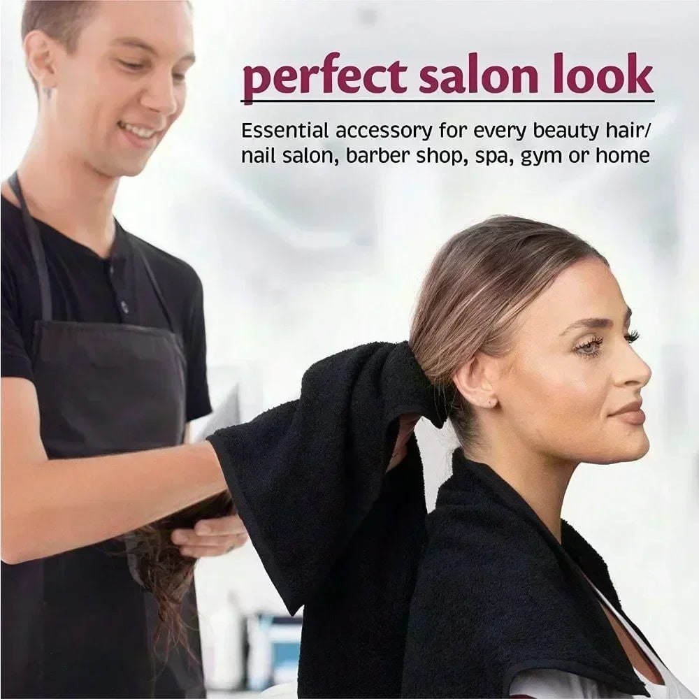 Salon Towels 100 Percent Cotton Pack Of 6