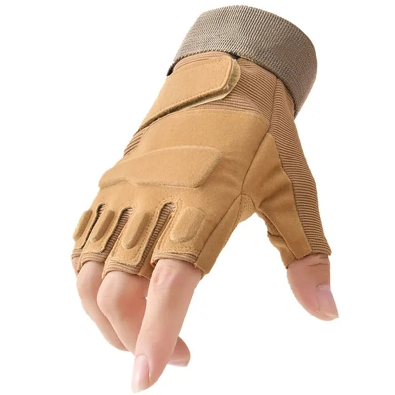 AKINZABOCN Fingerless Tactical Gloves Unisex Fitness Cycling