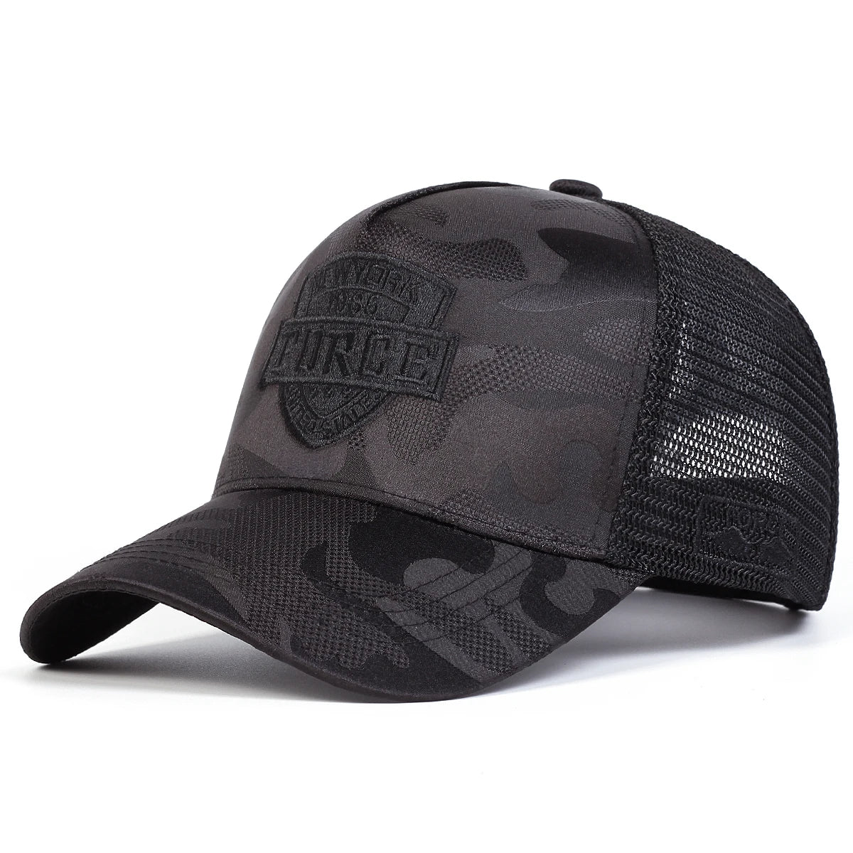 Zhejiang Force Embroidery Unisex Polyester Baseball Net Hat