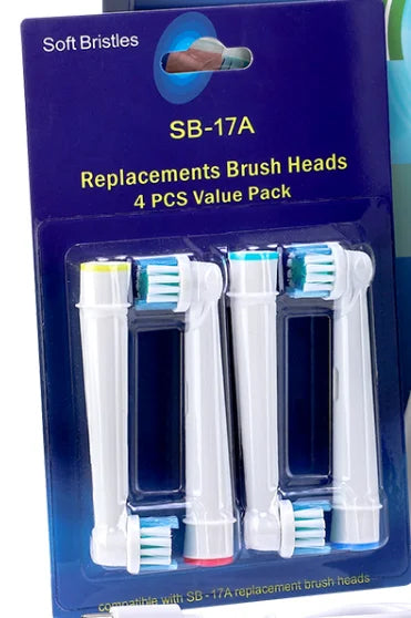 Hailicare Rechargeable Electric Rotating Toothbrush Featuring Four Heads Multimode