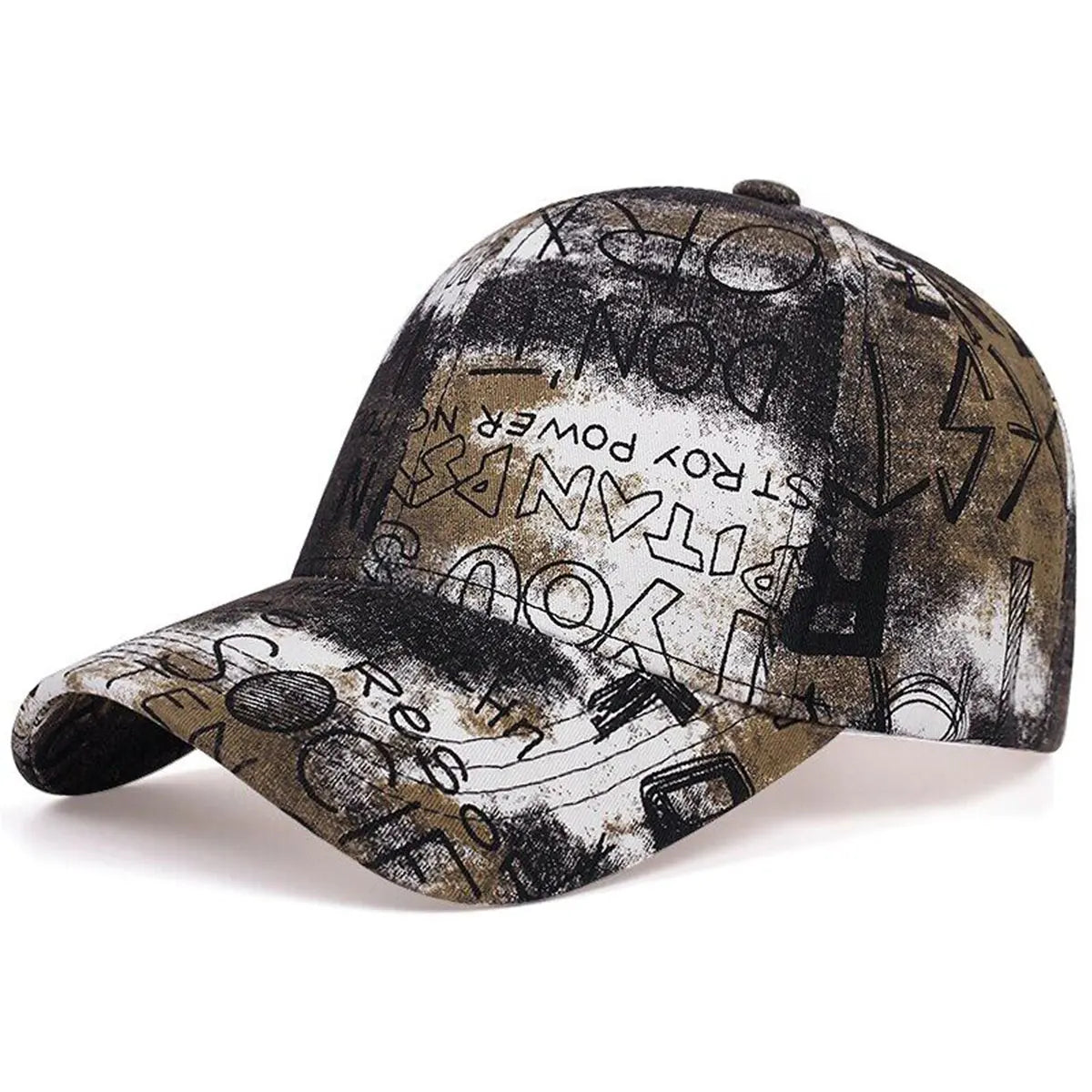 CN Zhejiang Unisex Graffiti Tie Dye Baseball Cap Adjustable Hat