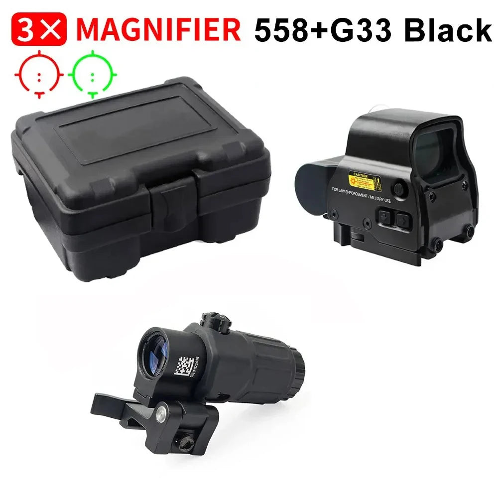 Bestsight 558 Holographic Collimator Sight With Quick Detach Mount