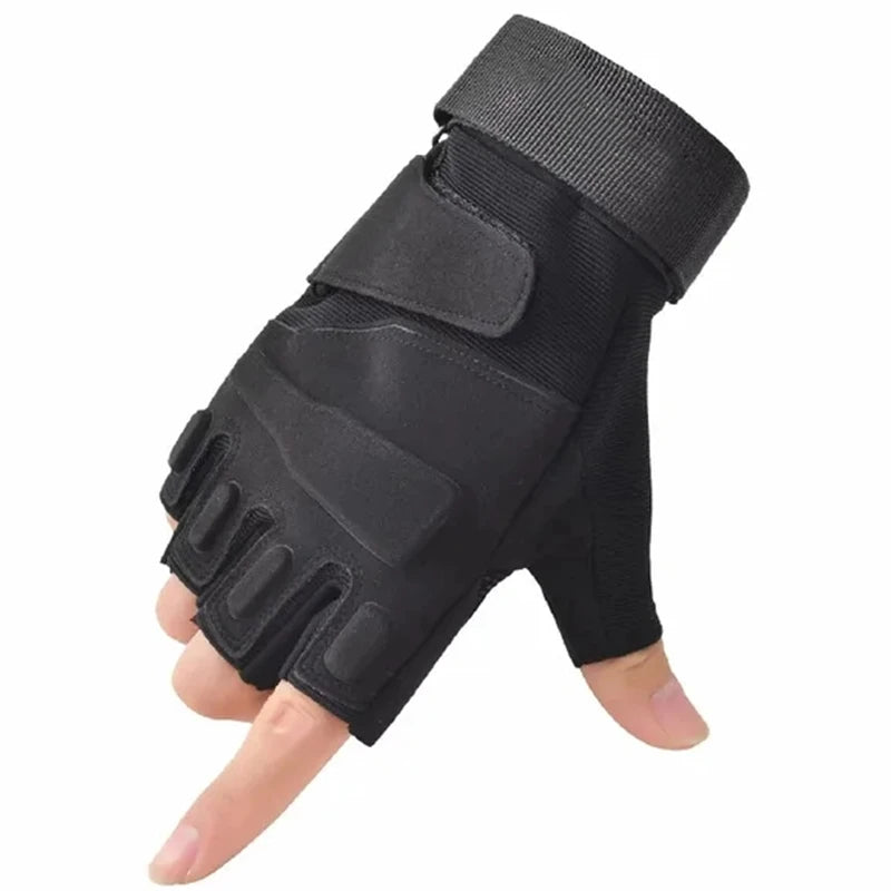 AKINZABOCN Fingerless Tactical Gloves Unisex Fitness Cycling