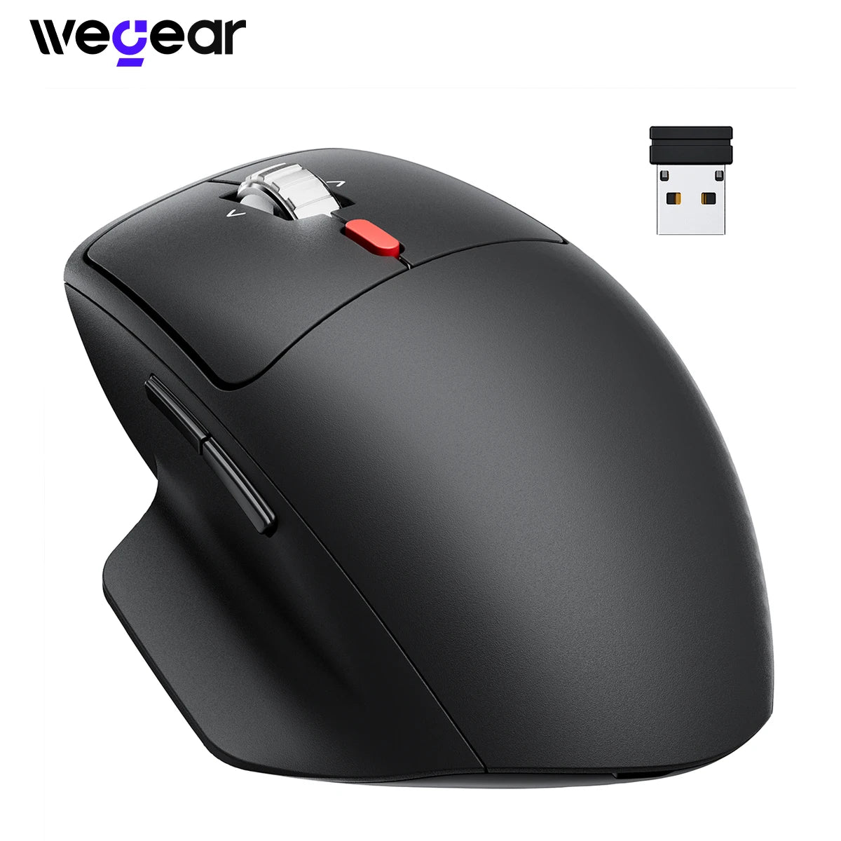 WEGEAR Ergonomic Wireless Mouse Bluetooth 5.0 And 2.4G Dual Mode