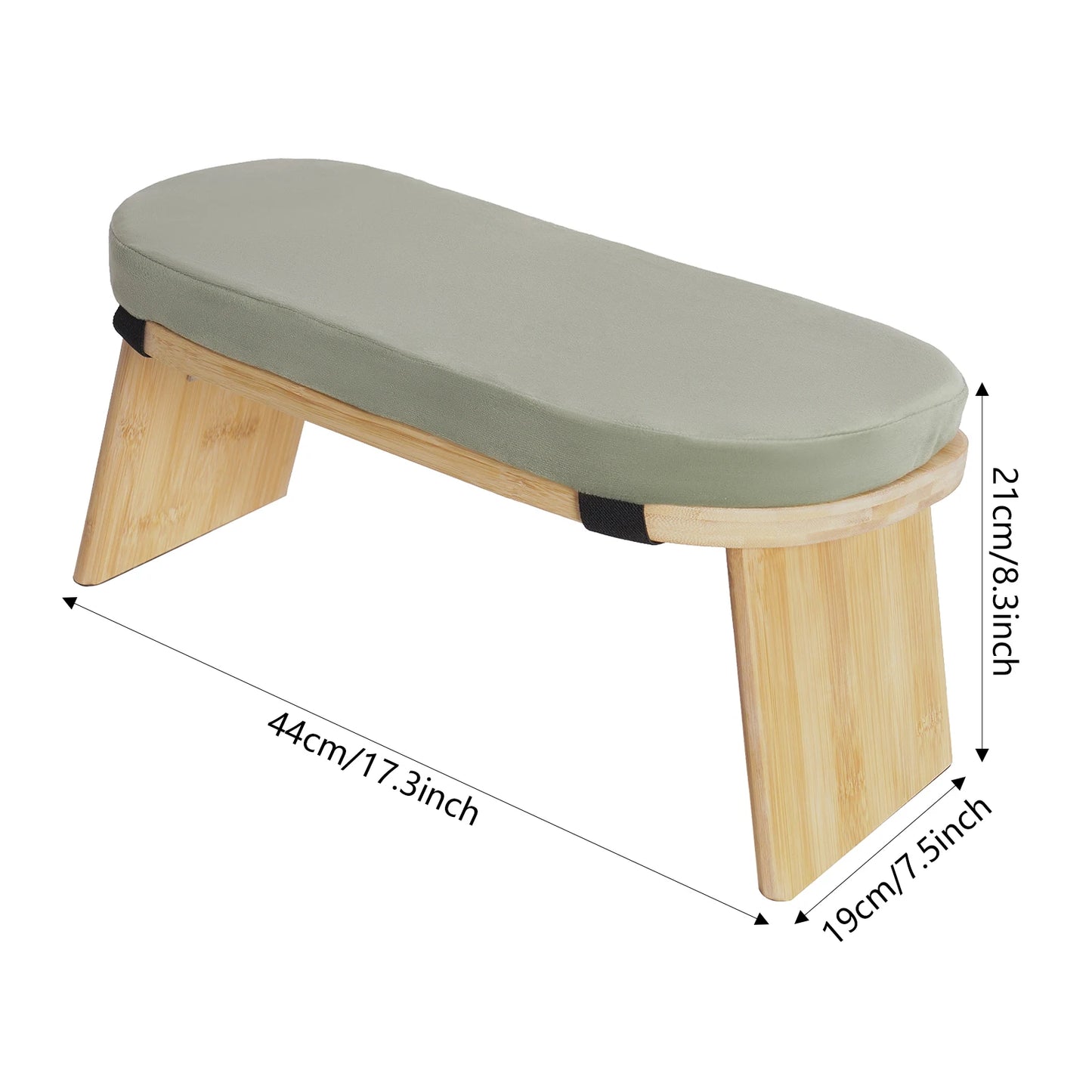 Bymaocar Foldable Meditation Bench Kneeling Stool For Home Meditation Professional