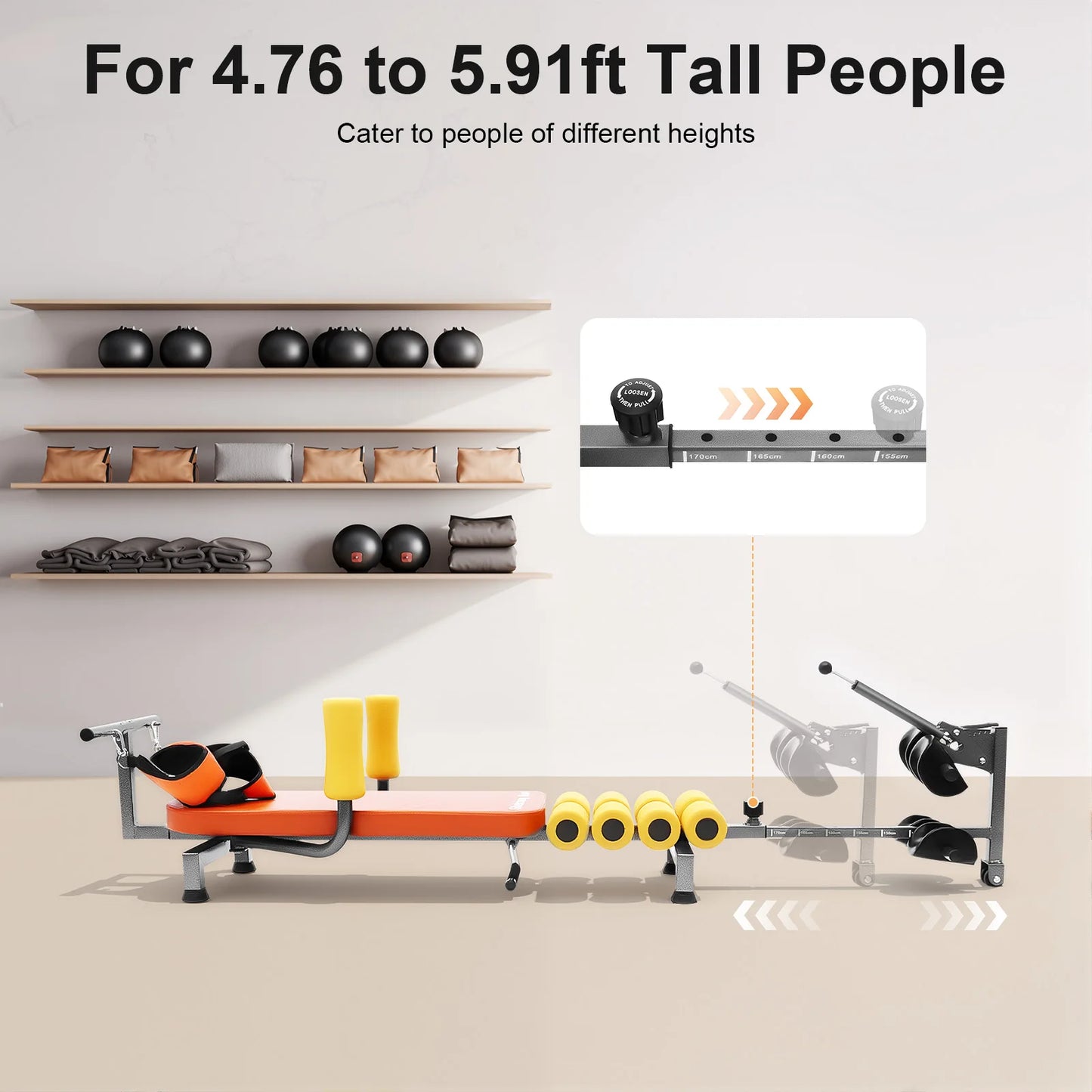 Adjustable Back Stretch Bench, Neck Stretcher Table Workout Bench 130kg Capacity for Spinal Decompression Neck Back Pain Relief