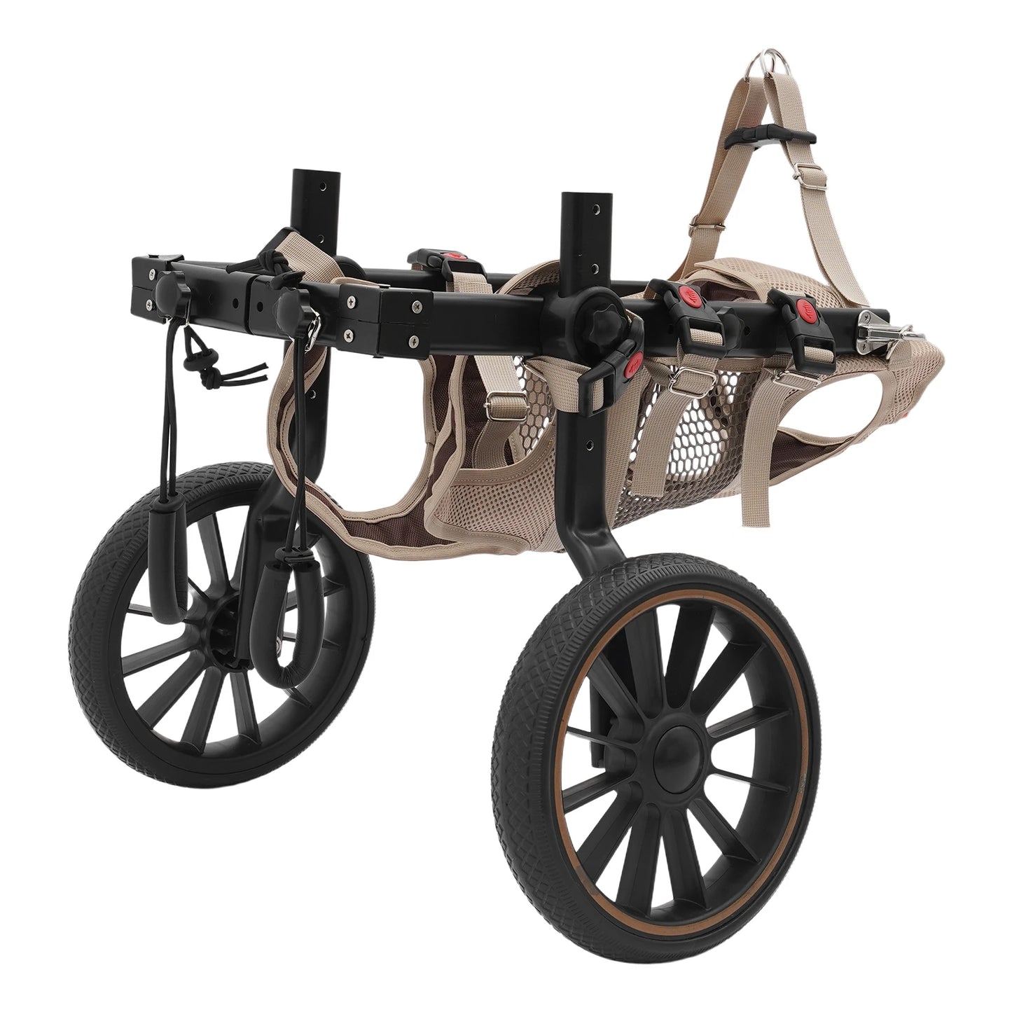 Bymaocar Adjustable Pet Trolley Dog Wheelchair Rehabilitation Cart