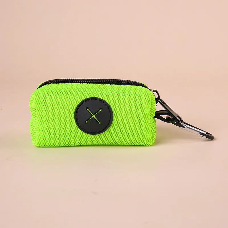 NONEDog Litter Canvas Dog Poop Bag Holder With Carabiner Clip