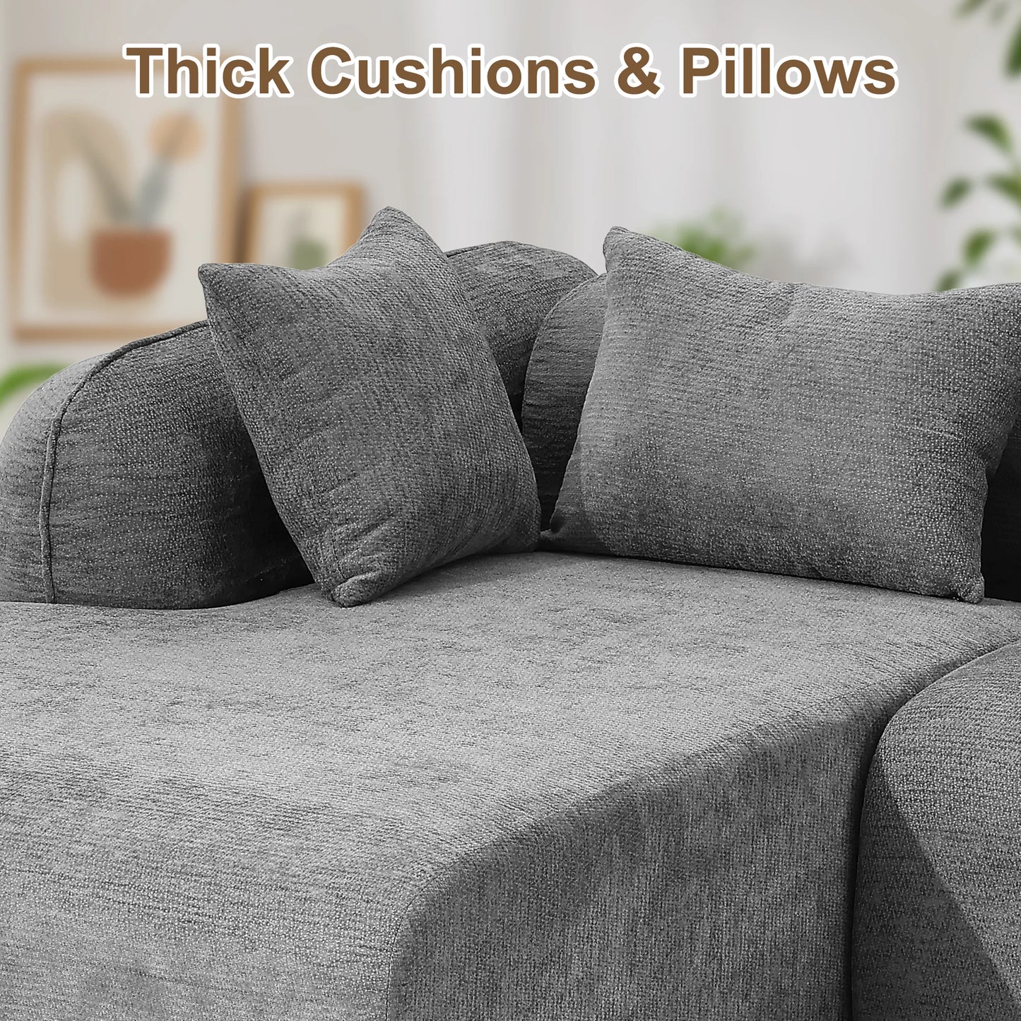 Redlife Sherpa Modular Cloud Sofa Sectional No Assembly