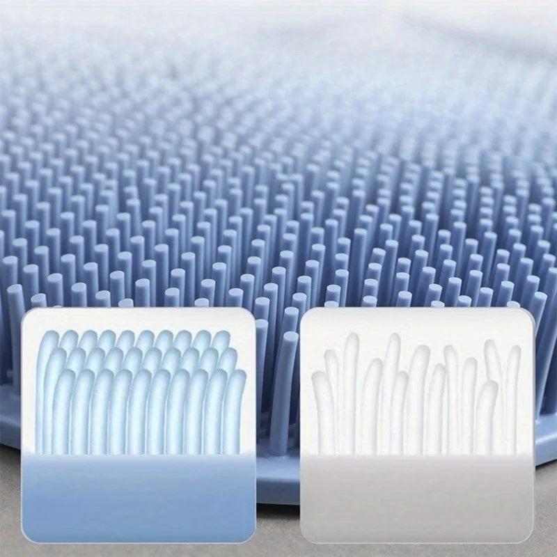 NONECN Cat Massage Brush And Scratcher 2-In-1 Self-Grooming Tool