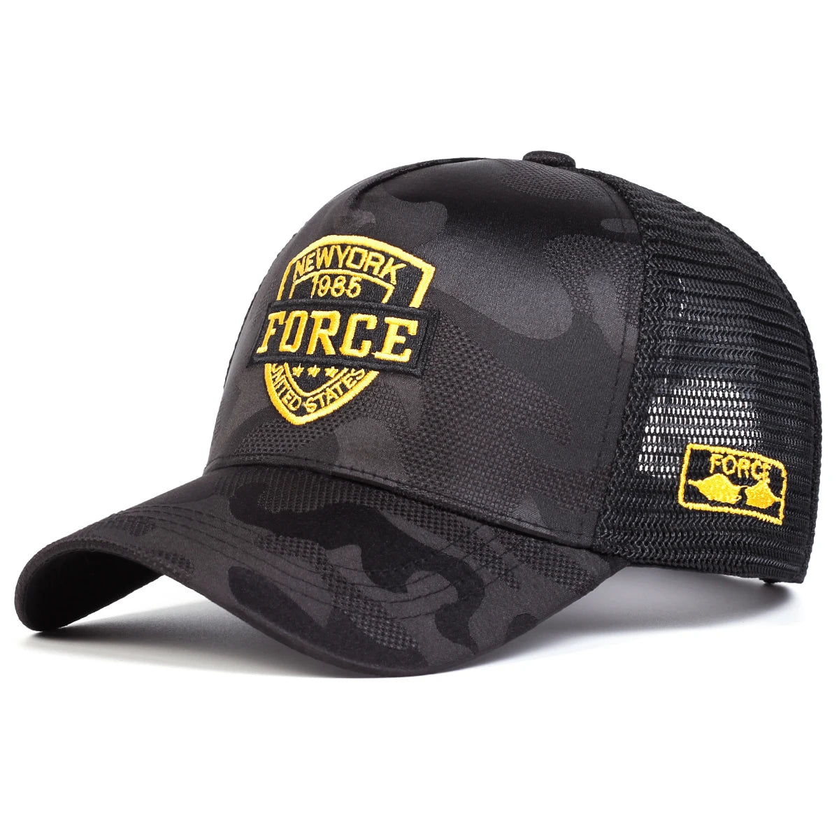 Zhejiang Force Embroidery Unisex Polyester Baseball Net Hat