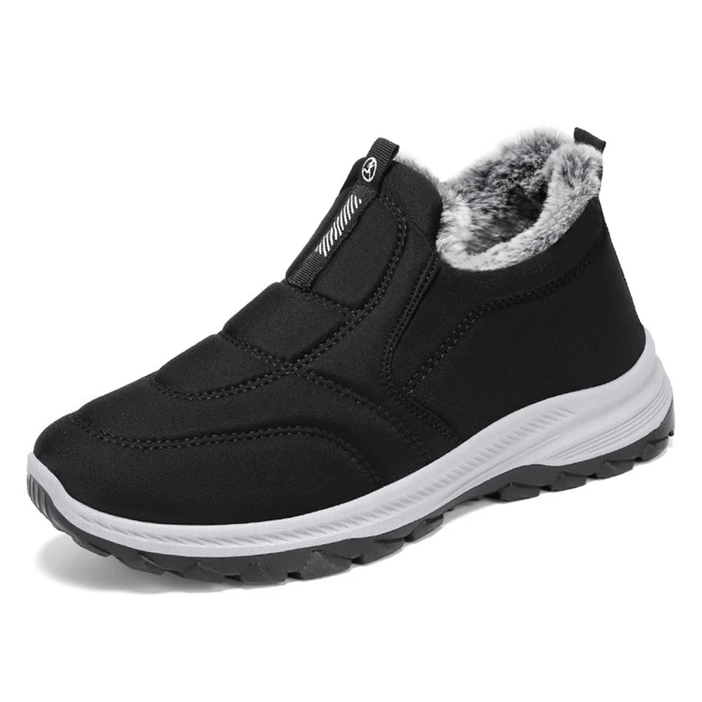 Warm Thermal Ankle Boots Non Slip Walking Shoes For Men