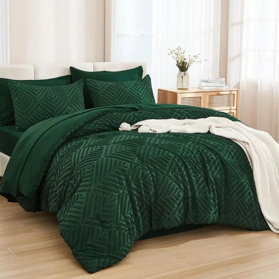 Bed In A Bag 7 Piece Boho Comforter Set Quilt
