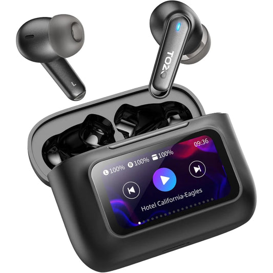 TOZO AI Translate Earbuds Bluetooth 5.4 Wireless With Noise Cancelling