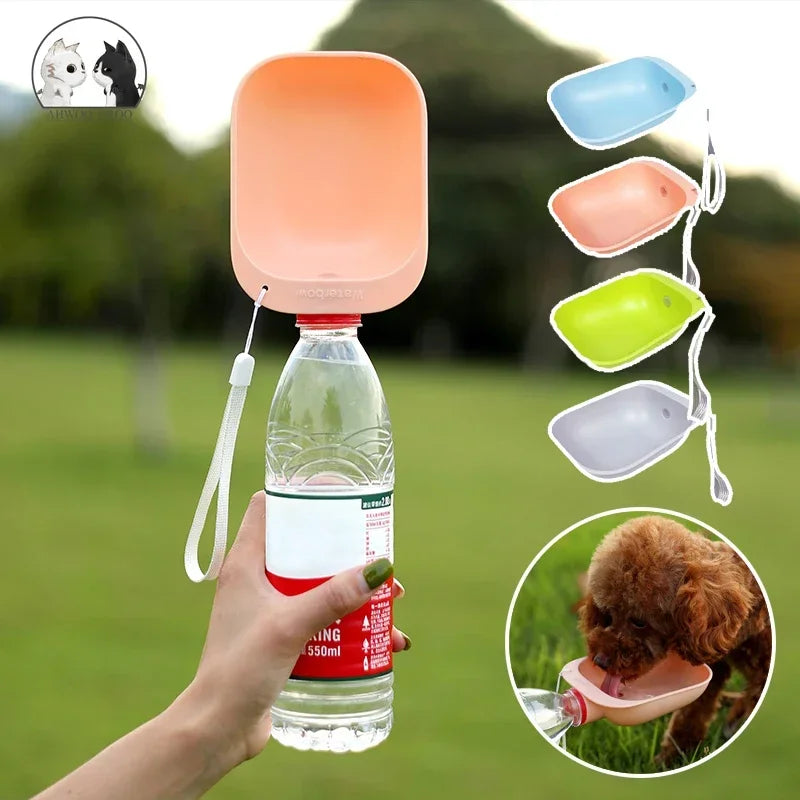Dog Travel Water Bottle Portable Pet Water Bottle For Outdoors