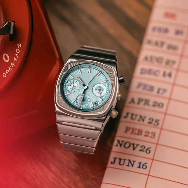 NasiR Mens Stainless Steel Automatic Luxury Brand Watch