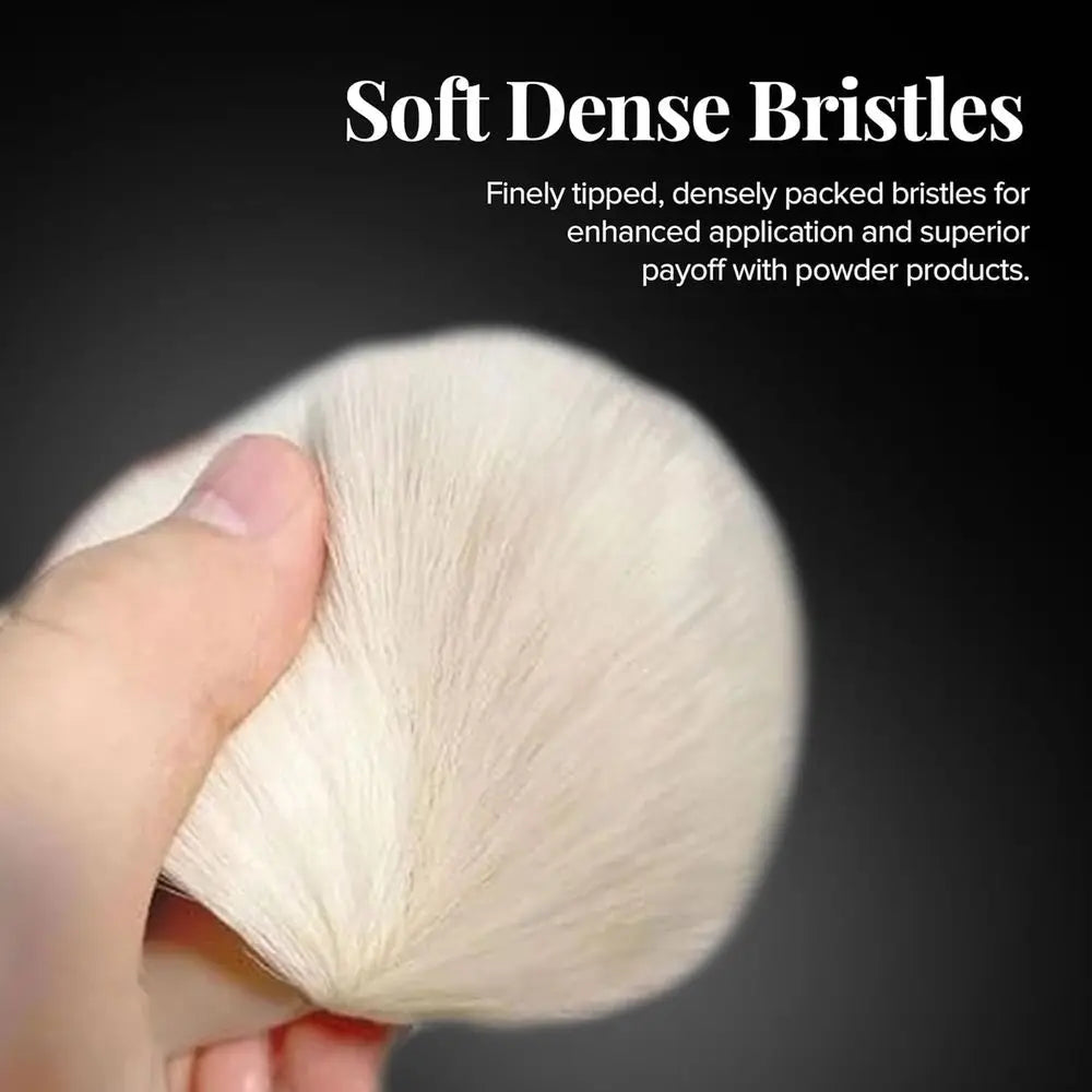 12pc Makeup Brush Set | Natural Hair-Like Professional Makeup Brushes | Comes With CollectBox & Elegant Black Leather Storage Po