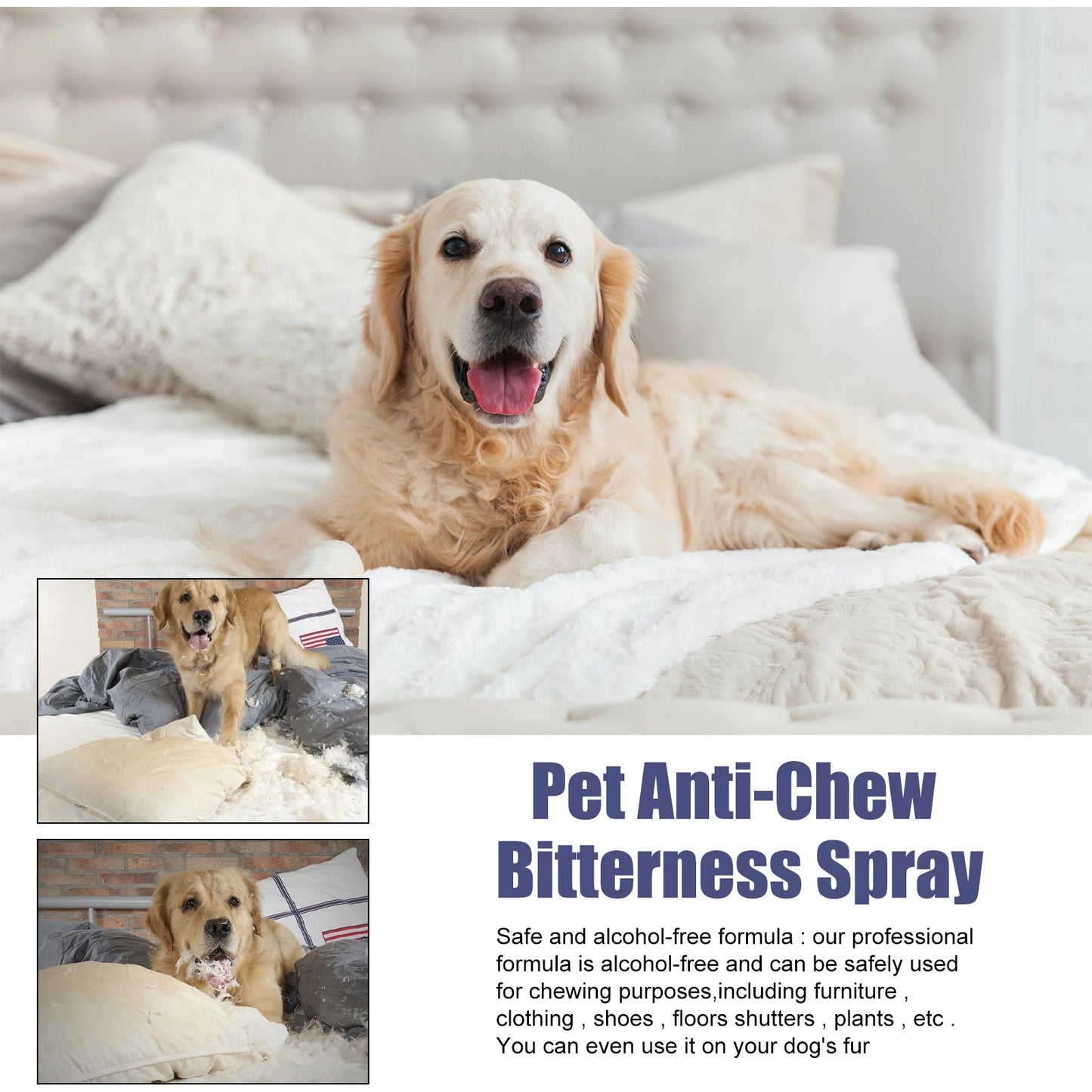 YEGBONG Dog Bitterness Spray Anti Chewing for Furniture and Scratching